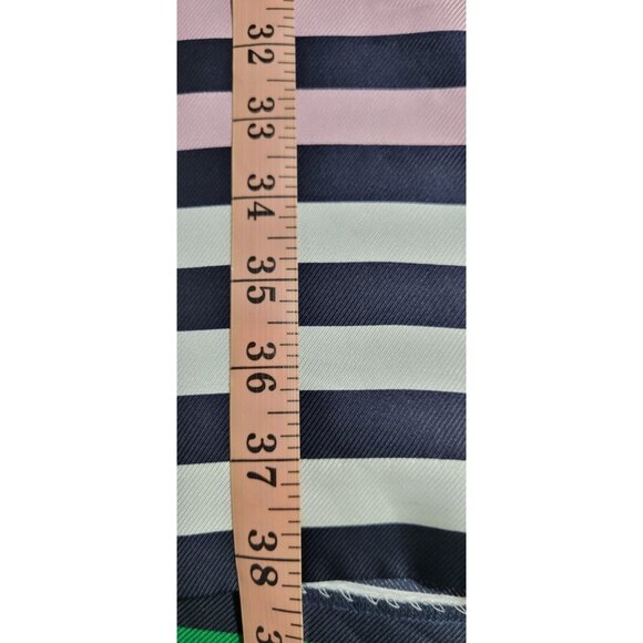 Brooks Brothers Red Fleece Womens A Line Dress Size 14 Multicolor 100% Silk - Picture 8 of 14